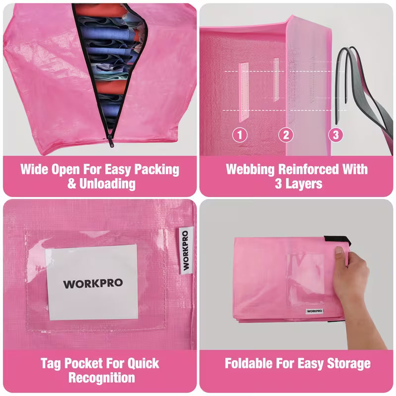 6-Pack Extra Large Moving & Storage Bags