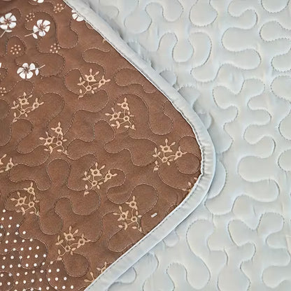 3-Piece Quilted Bedspread Set with Matching Pillow Shams