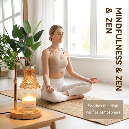 2-Pack Flower Candle Warmer Lamps