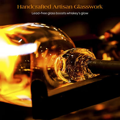 Horse Whiskey Decanter Set with 2 Cowboy Glasses