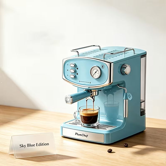 20-Bar Professional Espresso Machine with Milk Frother – ESE Pod Compatible, Dual Shot Coffee Maker with 54 oz Removable Water Tank