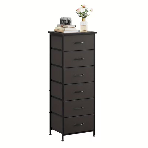 Tall Dresser with 6/7 Fabric Drawers – 41–47 Inch Storage Organizer for Bedroom, Closet & Entryway