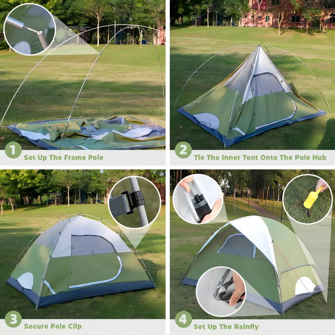 2 Person Tents for Camping - Lightweight Outdoor Camping Tents 5 Lb