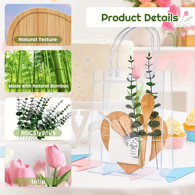 6 Sets Bridal Shower Cheese Board Favor Gifts