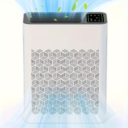 Large-Room HEPA Air Purifier with PM2.5 Display, Air Quality Sensor, Auto Mode & Timer for Home, Bedroom and Office