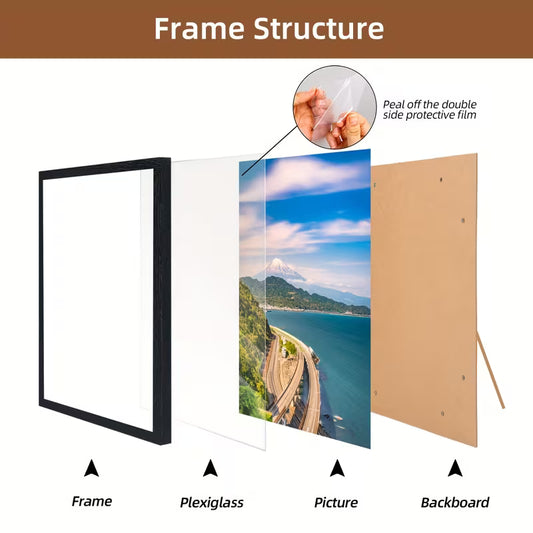 15-Piece Multi-Size Picture Frame Set