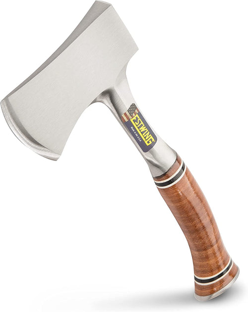 Sportsman'S Axe, 12" Leather Grip Hatchet, E14A