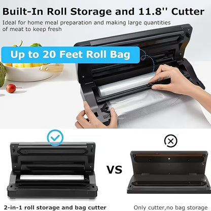 85KPa 10-in-1 Food Vacuum Sealer
