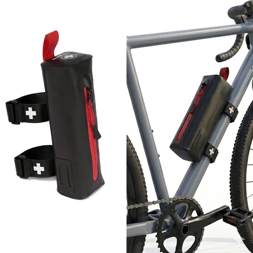 50-Pc Bike First Aid Kit Waterproof Bicycle Mounted Emergency Survival Kit