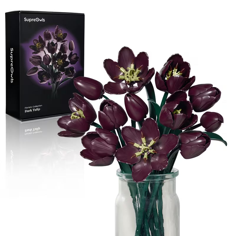 DIY Tulip Building Block Flower Set