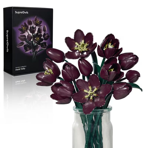 DIY Tulip Building Block Flower Set