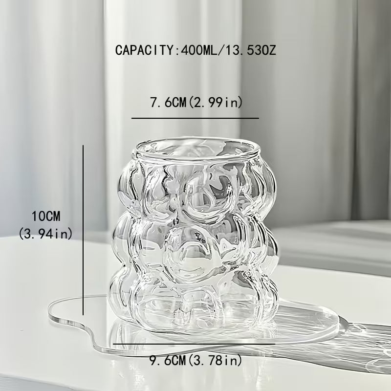 6-Piece 350ML Grape-Shaped Glass Cup Set