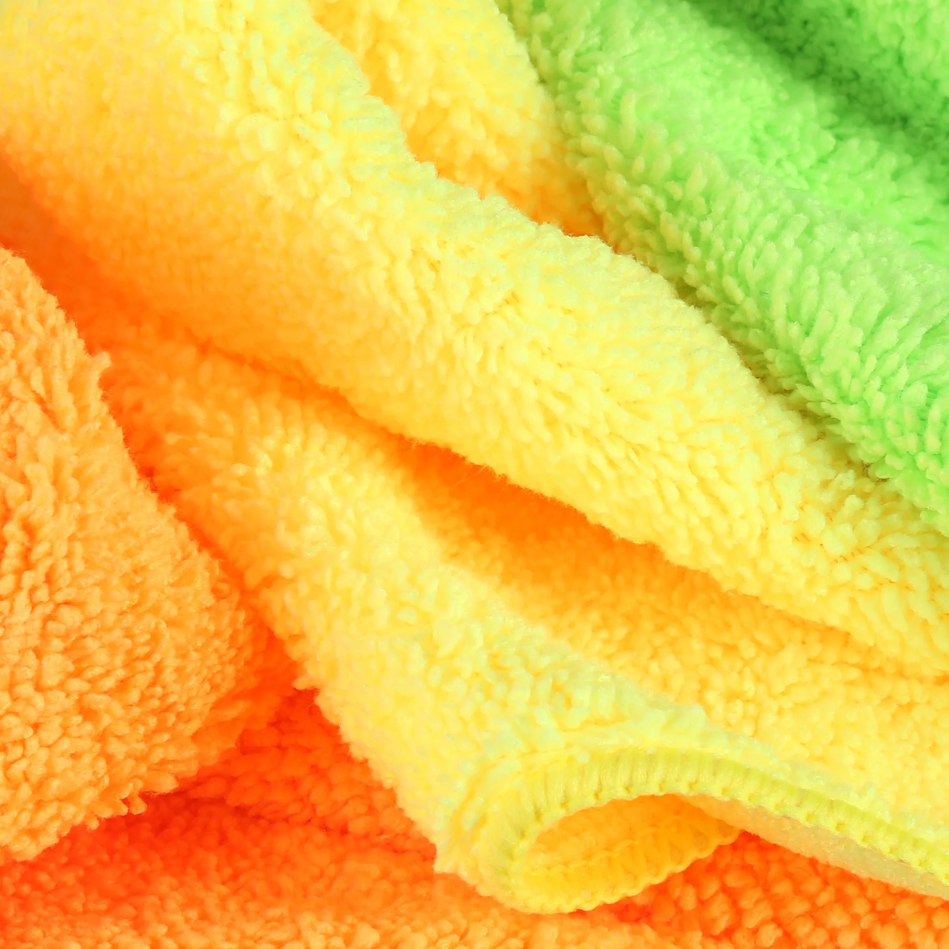 Multipurpose Microfiber Household Cleaning Cloths & Wipes, Multicolor, 12 Count