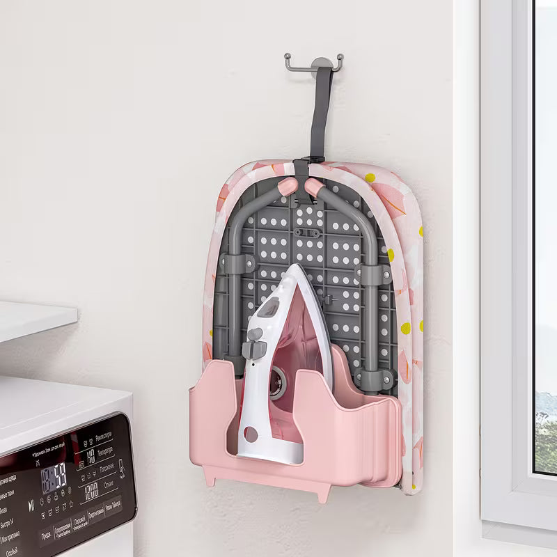 Compact Tabletop Ironing Board with Iron Holder, Foldable Portable Ironing Board with Non-Slip Feet and Cover for Small Spaces, Apartments, Dorms and Travel