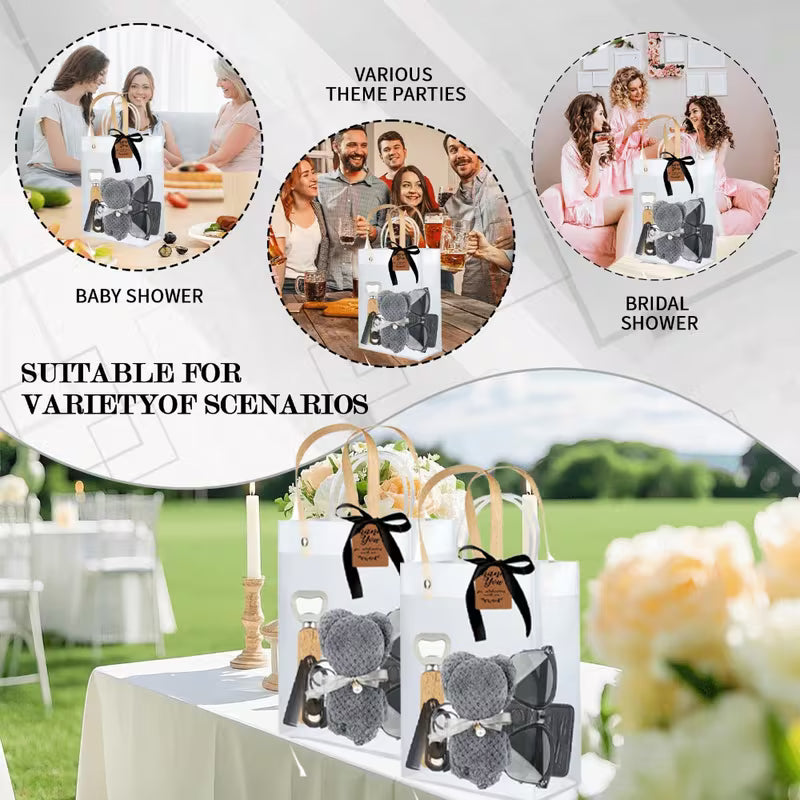 6-Piece Party Favor Gift Set, Multi-Item Wedding and Bridal Shower Favors, Baby Shower Game Prizes and Gift Sets for Men and Women