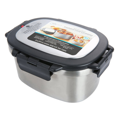 33 Oz Insulated Stainless Steel Food Storage Container Lunch Box with Lid