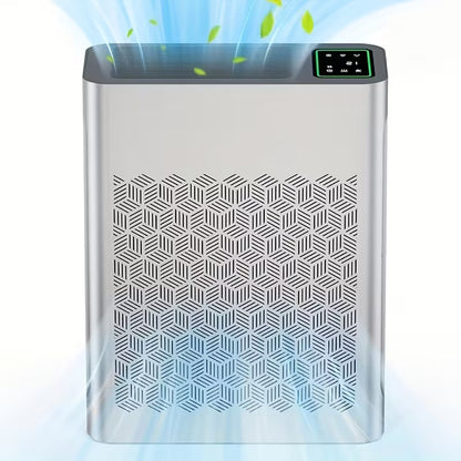 Large-Room HEPA Air Purifier with PM2.5 Display, Air Quality Sensor, Auto Mode & Timer for Home, Bedroom and Office