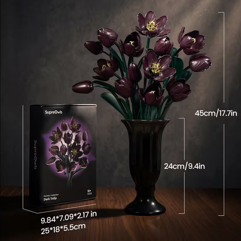 DIY Tulip Building Block Flower Set