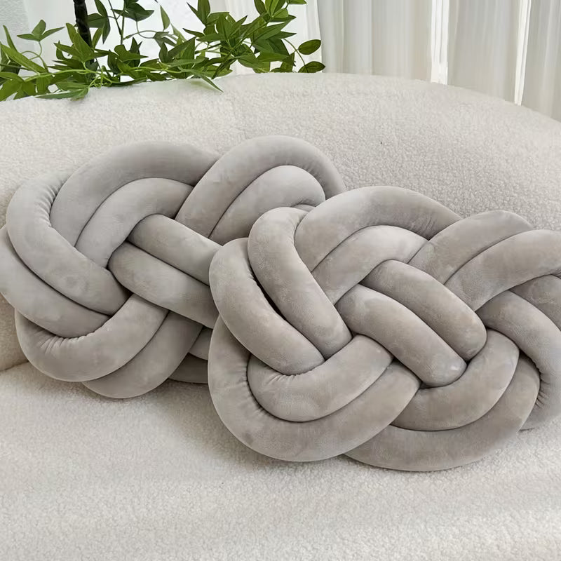 2-Piece Geometric Decorative Throw Pillow Set – Soft Plush Washable Accent Pillows for Home Décor