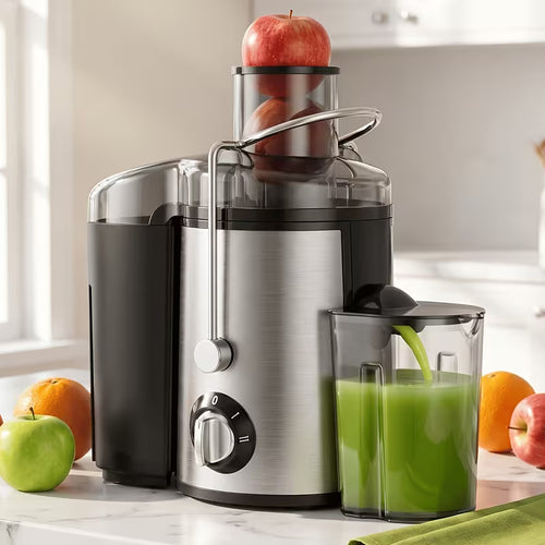 2-Speed Centrifugal Juicer with 3-Inch Wide Feed Chute, 0.52 Qt Juice Cup & 54 Oz Pulp Container