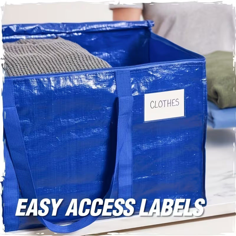 8-Pack Extra-Large Moving Bags with Lids – Heavy-Duty Storage Totes