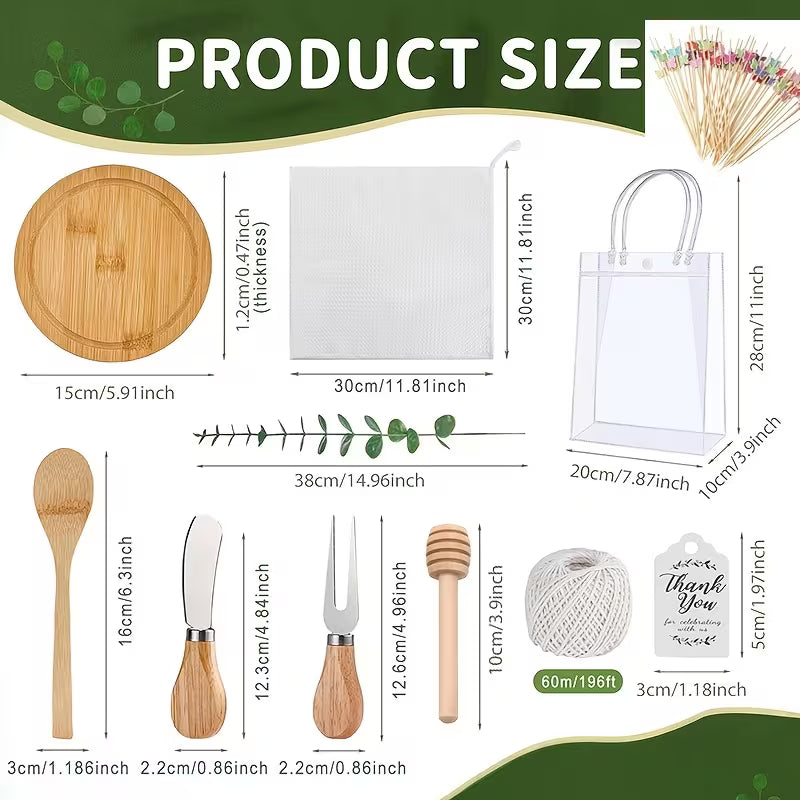 6 Sets Bridal Shower Cheese Board Favor Gifts