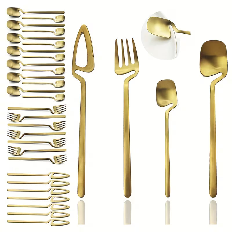 32-Piece Stainless Steel Cutlery Set for 8