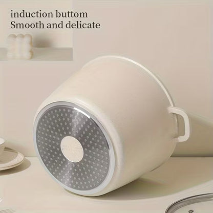 10.5 Qt Large Capacity Non-Stick Stock Pot – Induction & All Stovetops Compatible