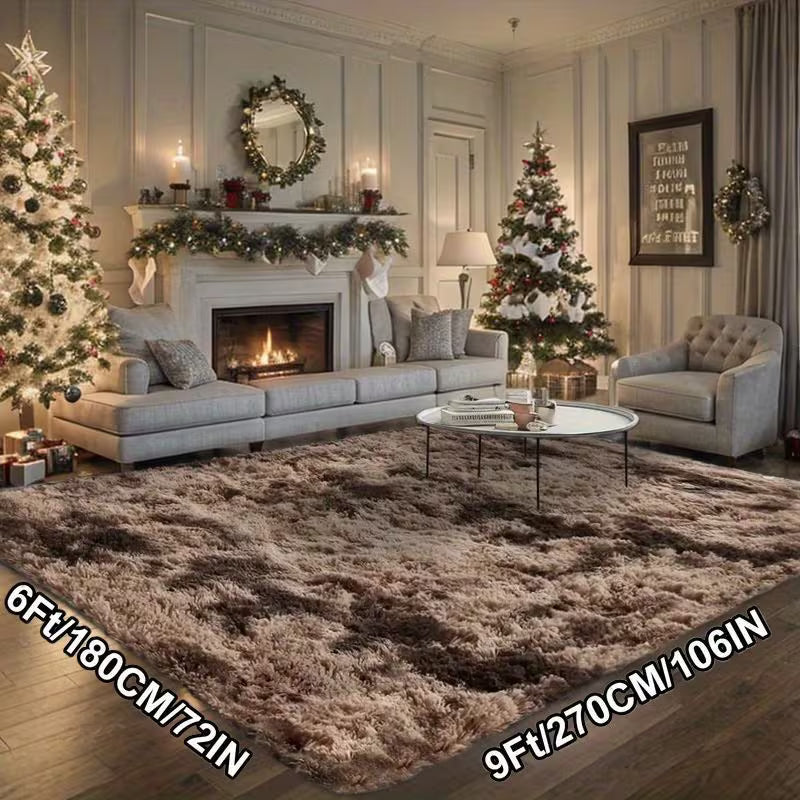 6 × 9 ft Fluffy Shaggy Area Rug – Soft & Cozy Indoor Floor Carpet