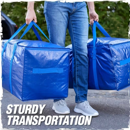 8-Pack Extra-Large Moving Bags with Lids – Heavy-Duty Storage Totes