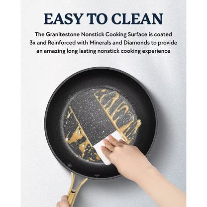 12-Inch Nonstick Frying Pan – Deep Cooking Pan for Induction & All Stovetops