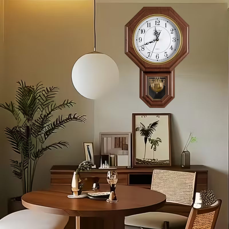 Decorative Pendulum Wall Clock – Classic Musical-Style Home & Office Décor