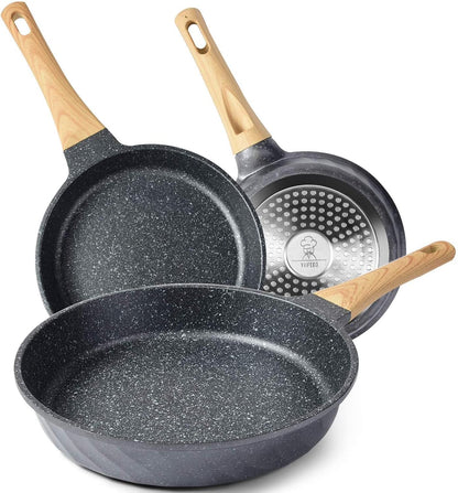 Frying Pans Nonstick, Induction Granite Skillet Pans