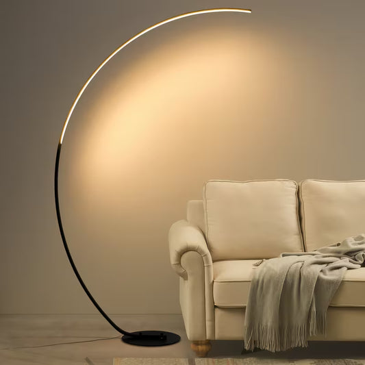 65-Inch Arched Floor Lamp with Remote
