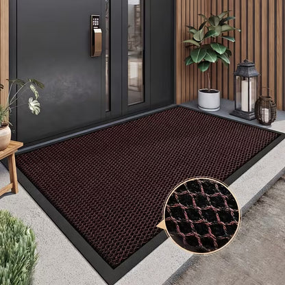 Heavy-Duty Outdoor Scraper Door Mat – Non-Slip All-Weather Entryway Rug
