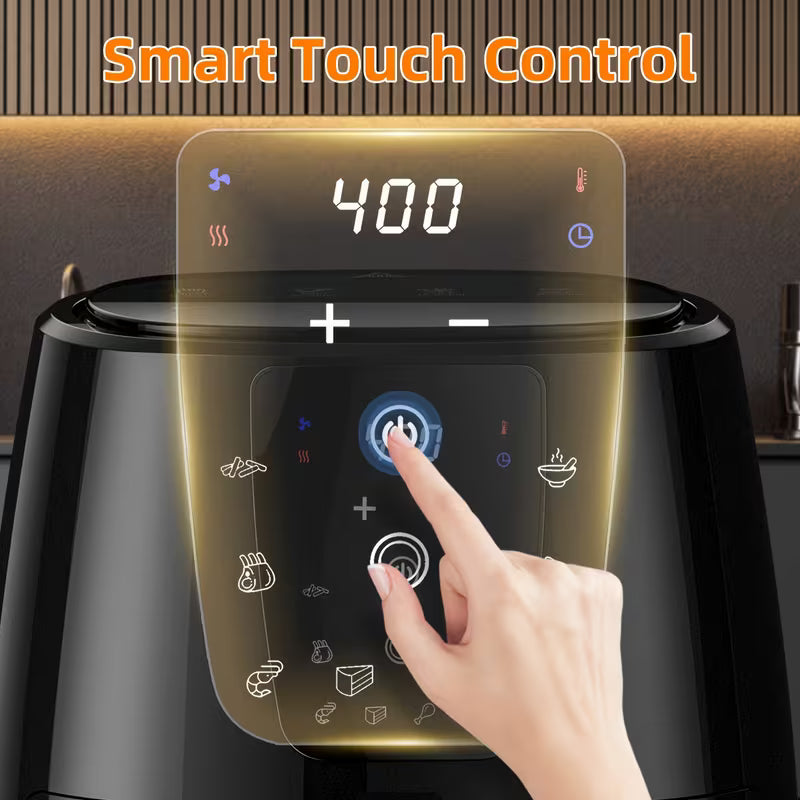 10-Quart Large Air Fryer – 12 Cooking Functions, Digital Controls & Family-Size Design