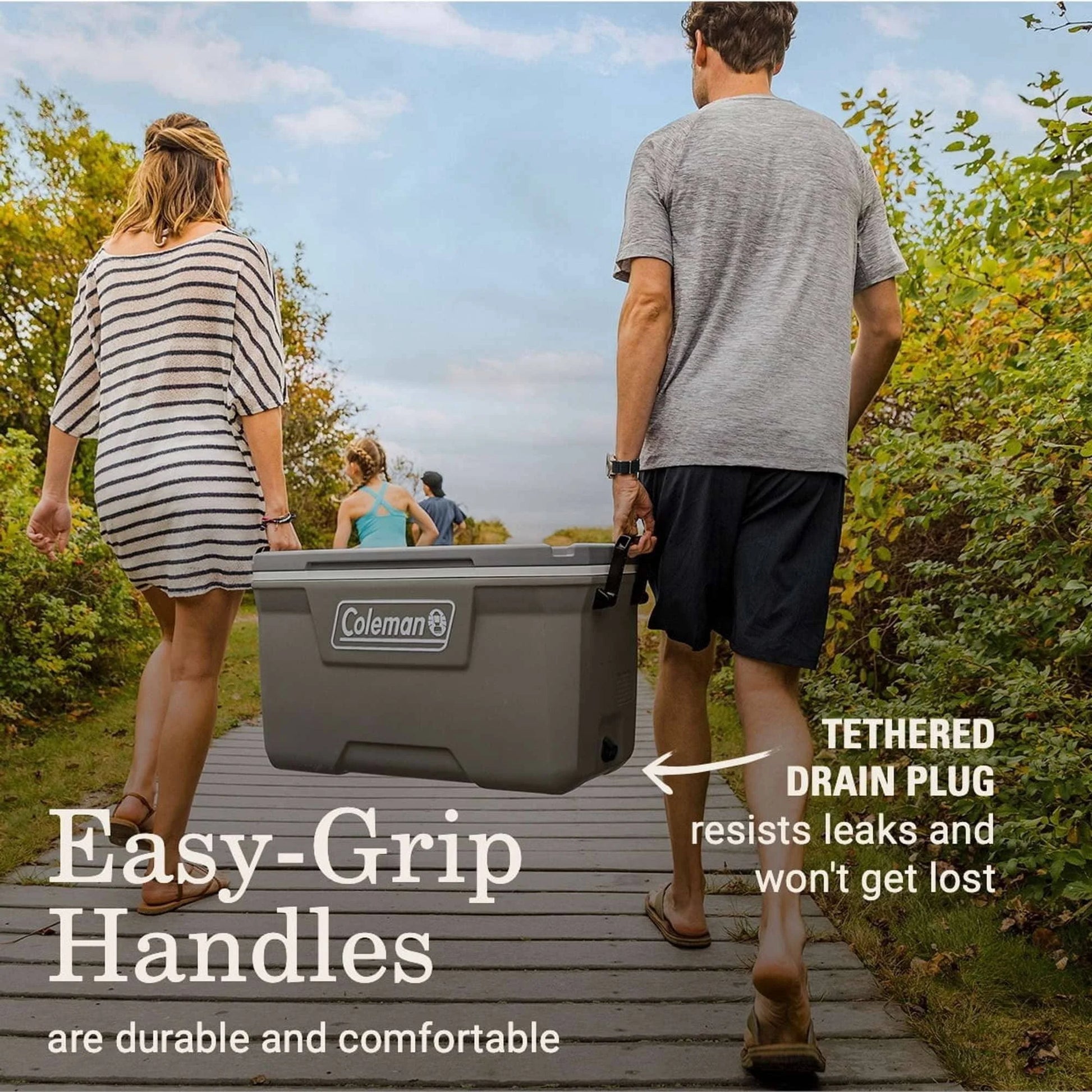 Classic 70 QT Hard-Sided Ice Chest Cooler, Silver Ash