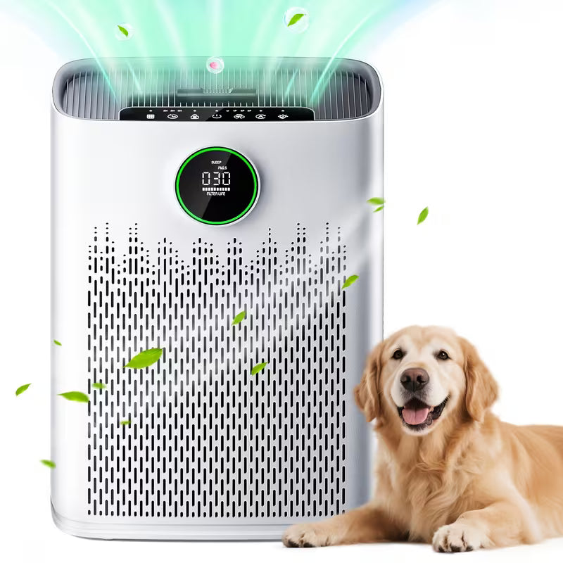 Large Room Air Purifier – HEPA Filter Air Cleaner with Smart Sensor, Quiet 22-Mode Operation & 2,400 sq. ft. Coverage