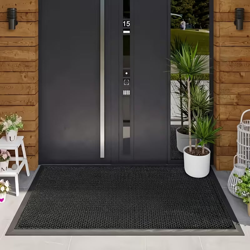 Heavy-Duty Outdoor Scraper Door Mat – Non-Slip All-Weather Entryway Rug