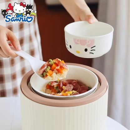 3-Piece Ceramic Lunch Box Set with Lids