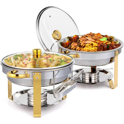 Commercial Stainless Steel Chafing Dish Buffet Warmer Set
