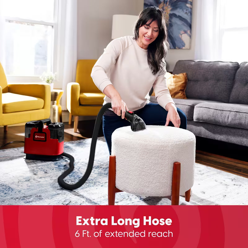 Portable Carpet & Upholstery Spot Cleaner – 15KPa Powerful Suction with Versatile Cleaning Tools