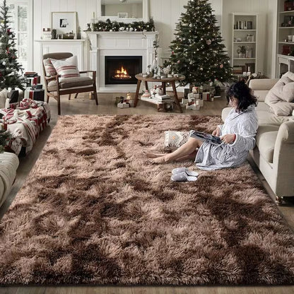 6 × 9 ft Fluffy Shaggy Area Rug – Soft & Cozy Indoor Floor Carpet