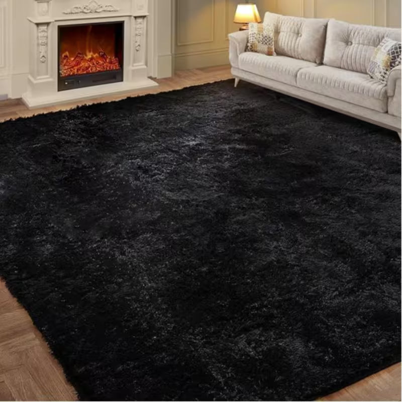 6 × 9 ft Fluffy Shaggy Area Rug – Soft & Cozy Indoor Floor Carpet