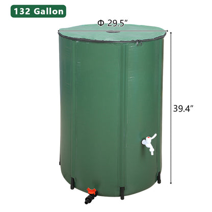 Collapsible Rain Barrel 50 200 Gallon Water Collection Tank Garden Watering