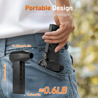 130000RPM Electric Air Duster Cordless Turbo Fan Rechargeable Blower Keyboard Cleaner