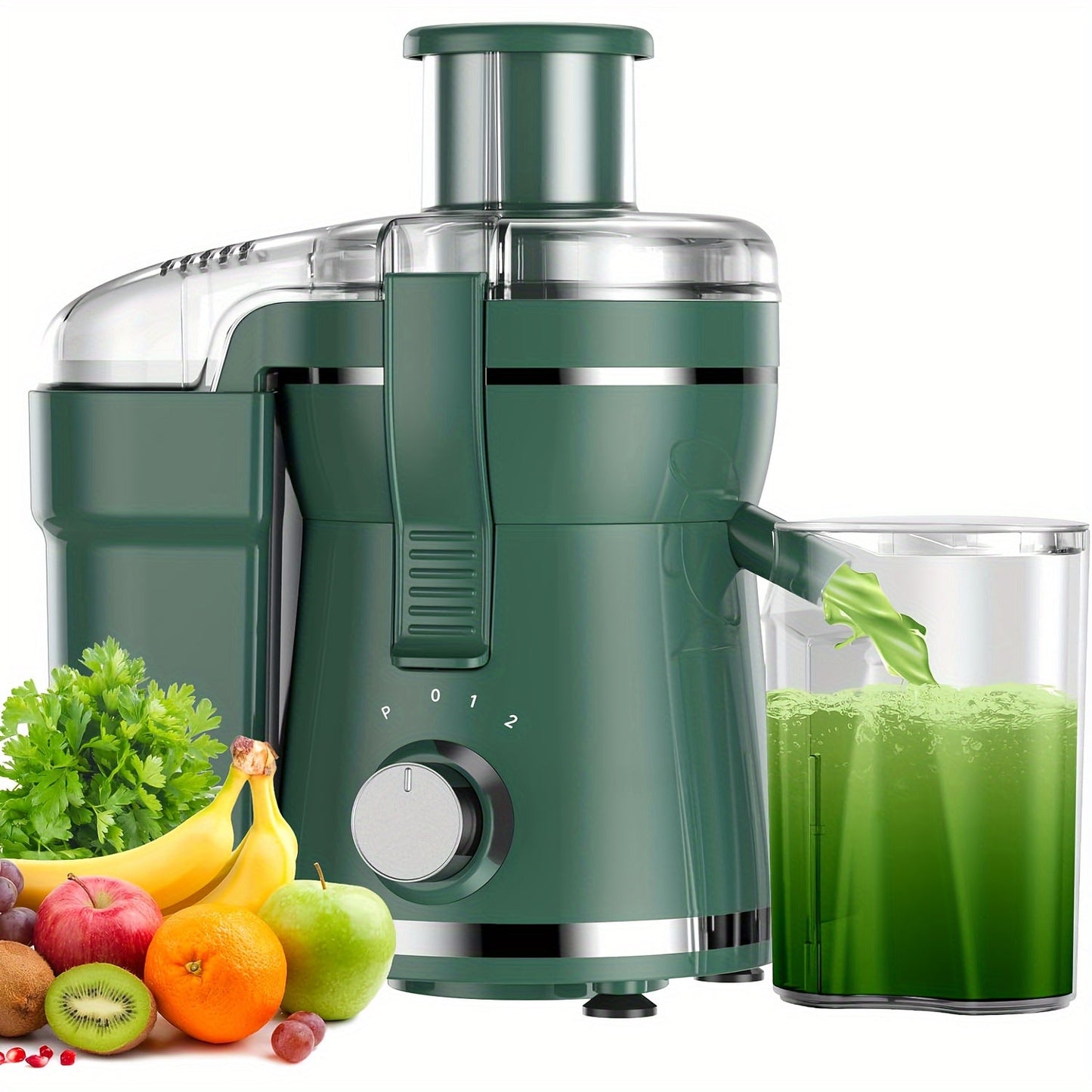 500W Centrifugal Juicer Machine 3 Speed Wide Mouth Fruit Vegetable Extractor