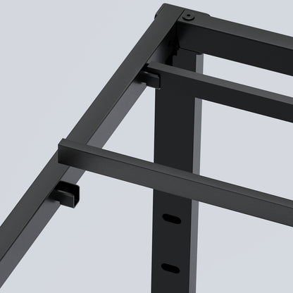 Heavy Duty Metal Bed Frame Platform Mattress Foundation No Box Spring Black
