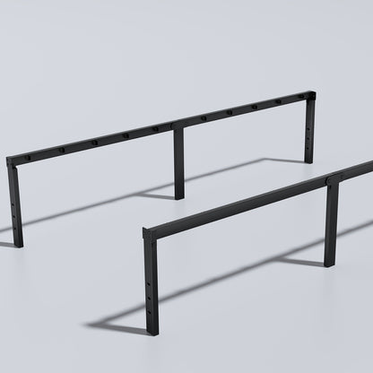 Heavy Duty Metal Bed Frame Platform Mattress Foundation No Box Spring Black