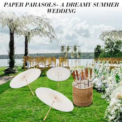 24-Pack 33-Inch Decorative Paper Umbrellas